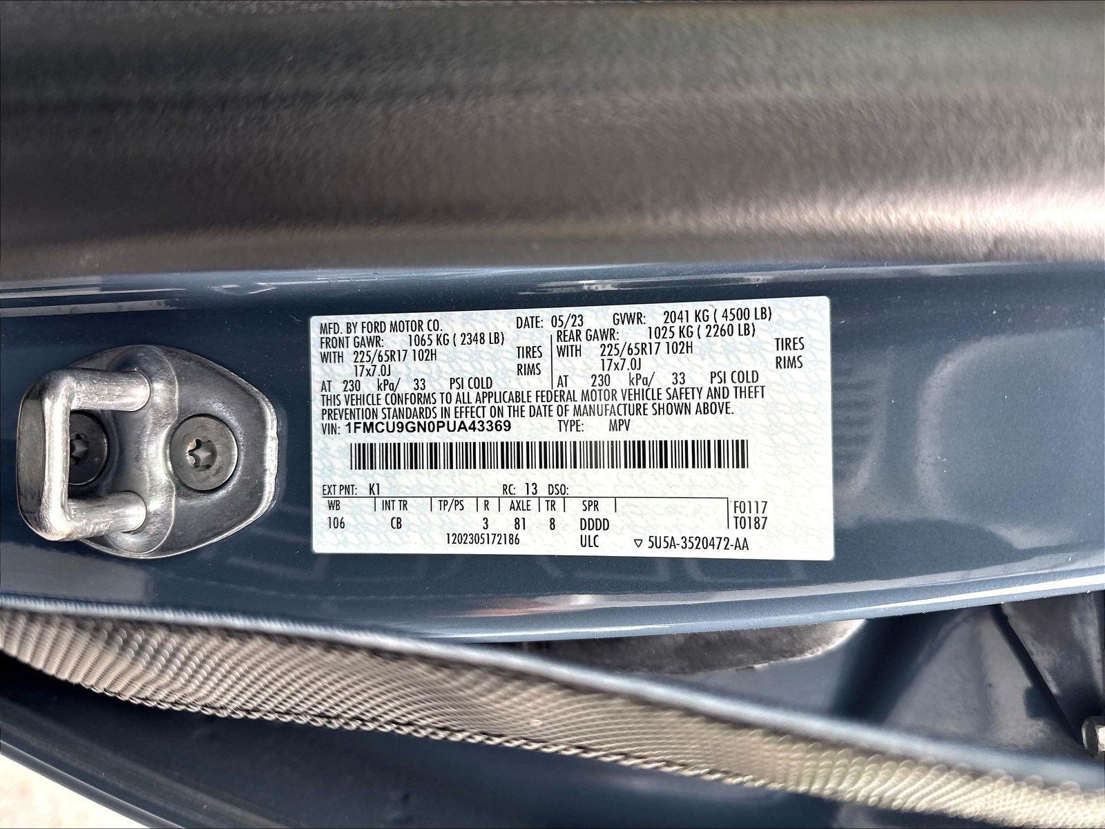 Used 2023 Ford Escape Active AWD/4WD image 21