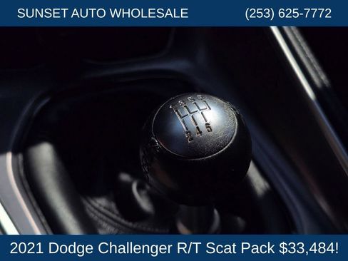 Used 2021 Dodge Challenger R/T Scat Pack w/ Dynamics Package RWD image 43