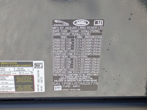 New 2026 Land Rover Range Rover Sport SE image 35