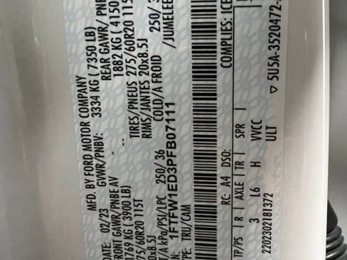 Used 2023 Ford F150 Lariat w/ Equipment Group 502A High image 61