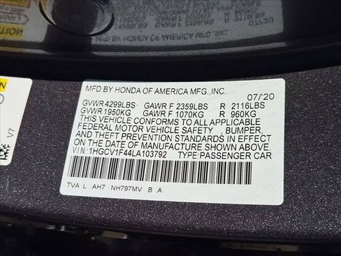Used 2020 Honda Accord EX image 15