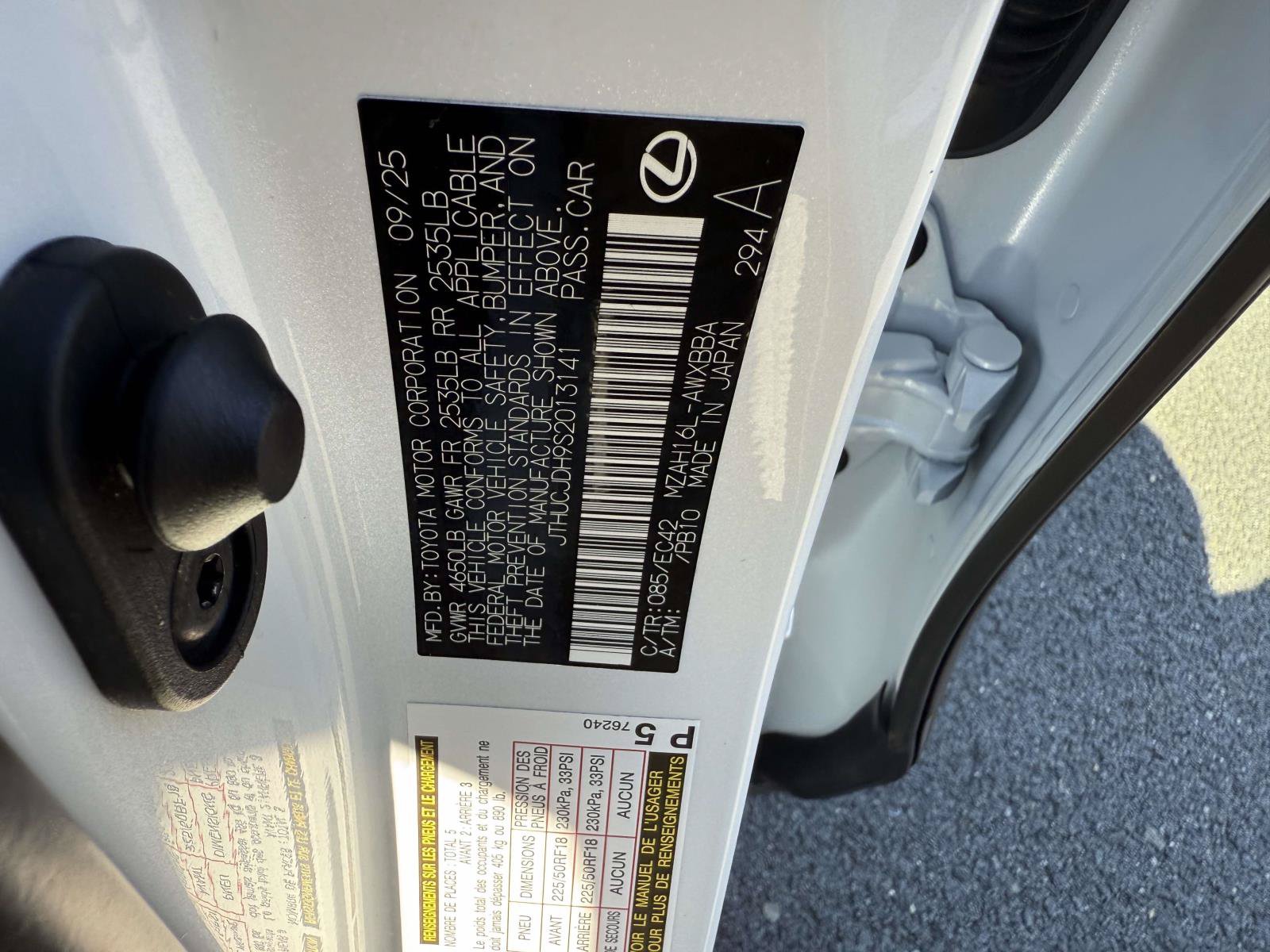Used 2025 Lexus UX 300h AWD w/ Cold Area Package image 31