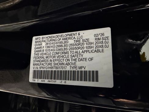 Used 2026 Honda Pilot Black Edition image 17