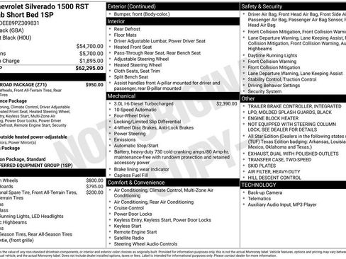 Used 2023 Chevrolet Silverado 1500 RST w/ Z71 Off-Road Package AWD/4WD image 40