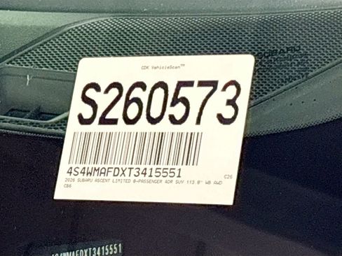 New 2026 Subaru Ascent Limited image 26