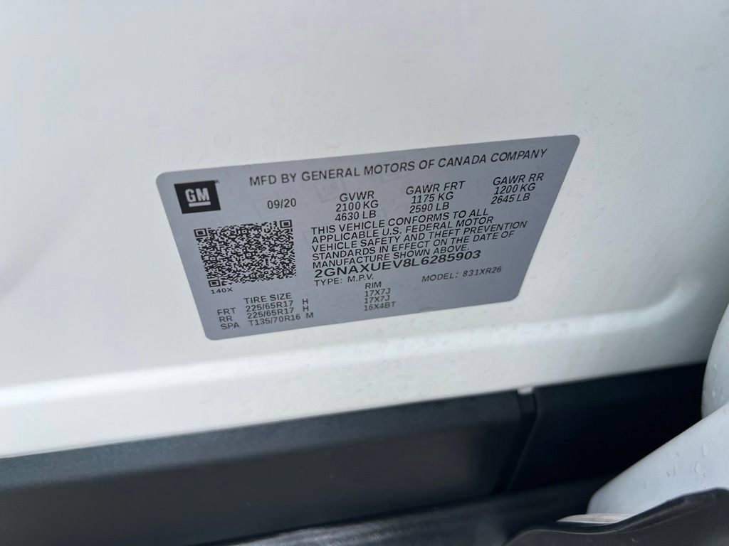 Used 2020 Chevrolet Equinox LT AWD/4WD image 16