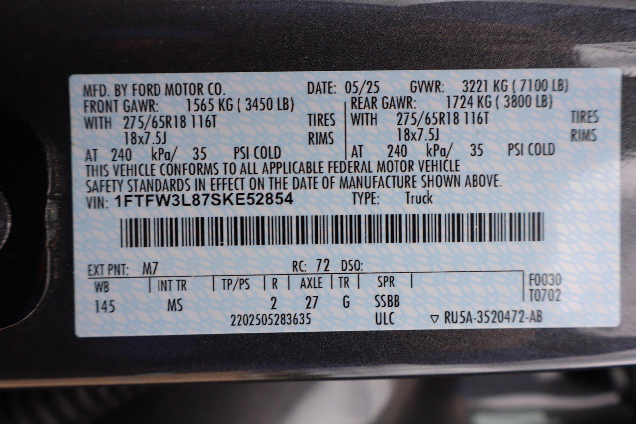 Used 2025 Ford F150 XLT w/ Equipment Group 301A Standard AWD/4WD image 23