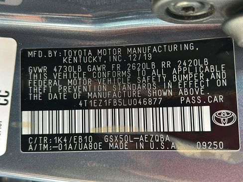 Used 2020 Toyota Avalon XSE w/ Carpet Mat Package image 17