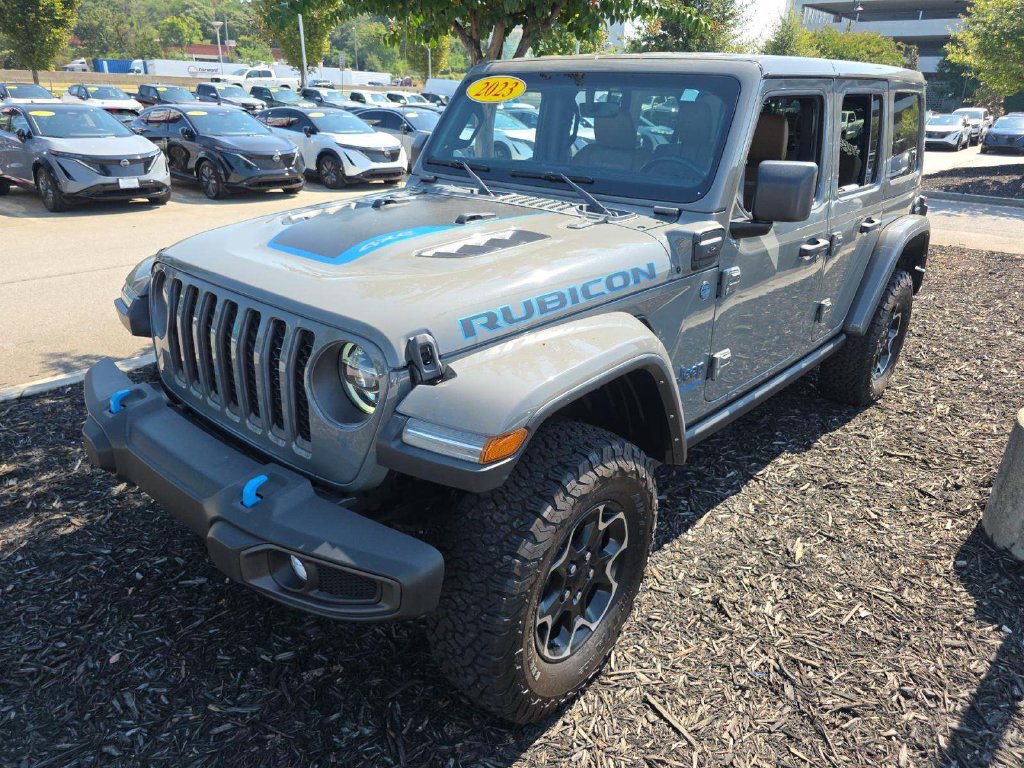 Used 2021 Jeep Wrangler Unlimited Rubicon 4xe w/ Cold Weather Group AWD/4WD image 1