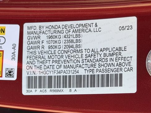 Certified 2023 Honda Accord EX image 28