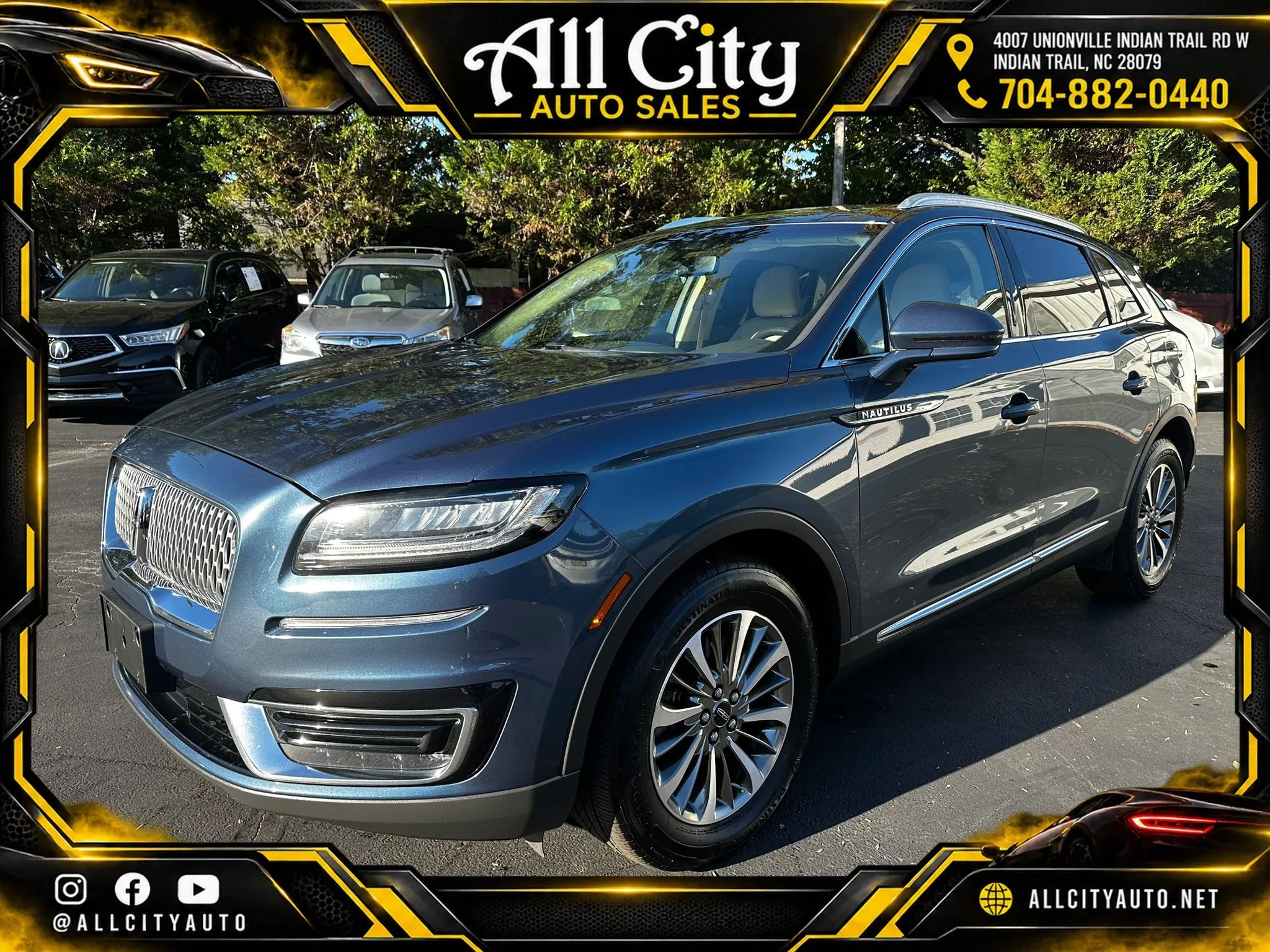 Used 2019 Lincoln Nautilus Select AWD/4WD image 3