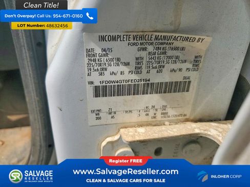 Used 2015 Ford F450 XL w/ Power Equipment Group image 16