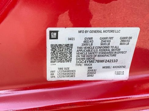 Certified 2021 Chevrolet Silverado 2500 Custom w/ Custom Value Package AWD/4WD image 23