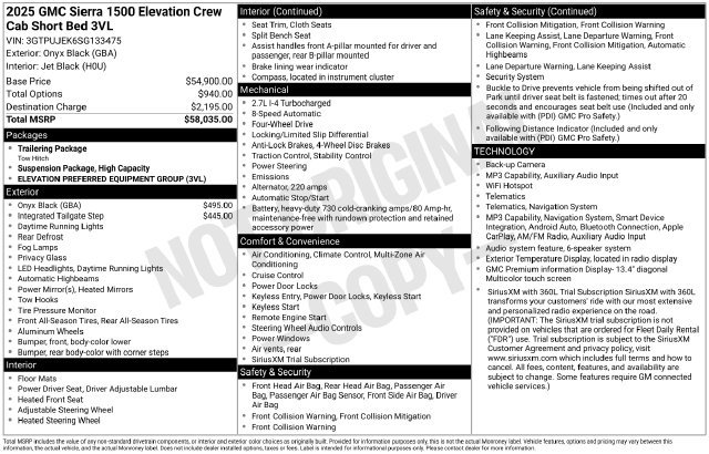 Certified 2025 GMC Sierra 1500 Elevation AWD/4WD image 4