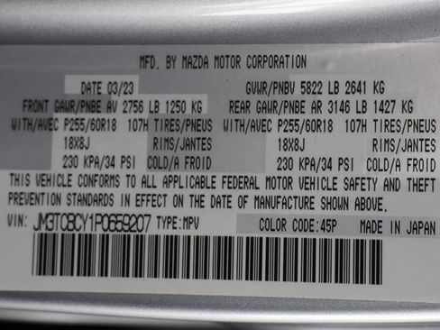 Used 2023 MAZDA CX-9 Touring image 32