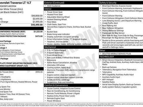 New 2026 Chevrolet Traverse LT w/ Driver Confidence Package FWD image 4
