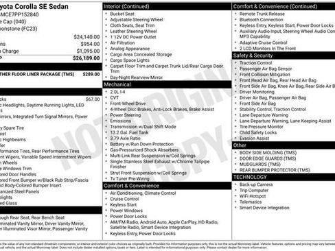 Certified 2023 Toyota Corolla SE FWD image 32
