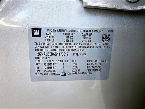 Used 2016 Chevrolet Equinox LS FWD image 16