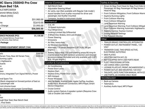 Certified 2024 GMC Sierra 2500 Pro w/ Convenience Package AWD/4WD image 4