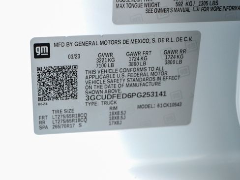 Used 2023 Chevrolet Silverado 1500 LT Trail Boss w/ Protection Package image 34