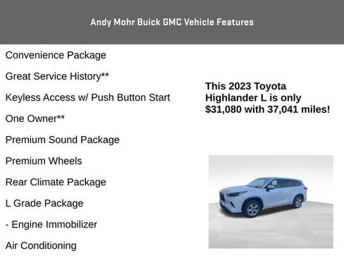 Used 2023 Toyota Highlander L FWD image 8