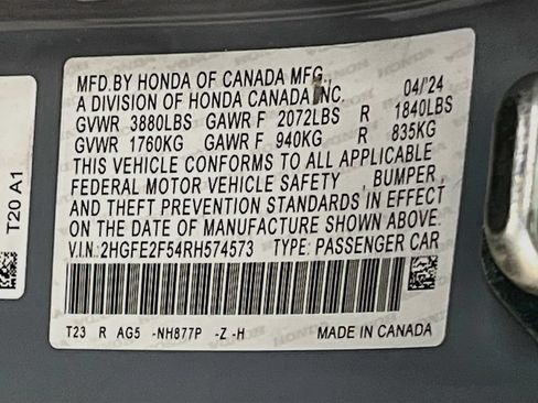 Used 2024 Honda Civic Sport image 29