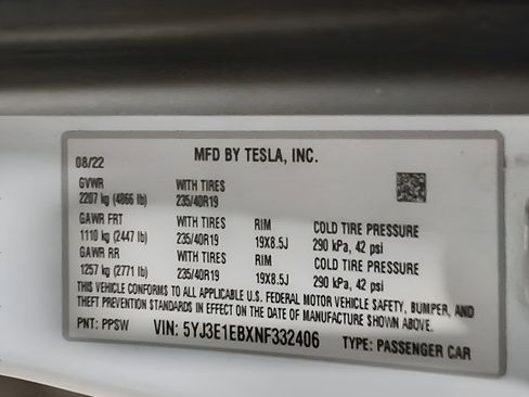 Used 2022 Tesla Model 3 Long Range image 14