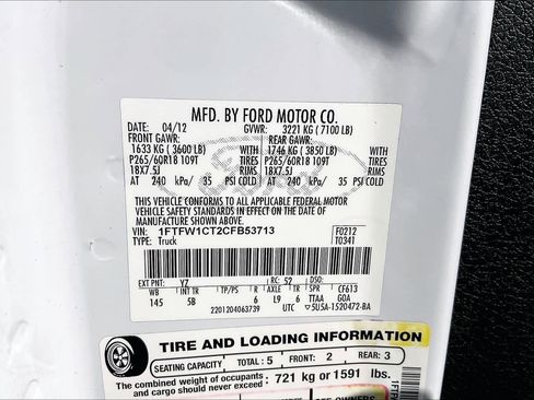 Used 2012 Ford F150 FX2 w/ FX Luxury Pkg image 33