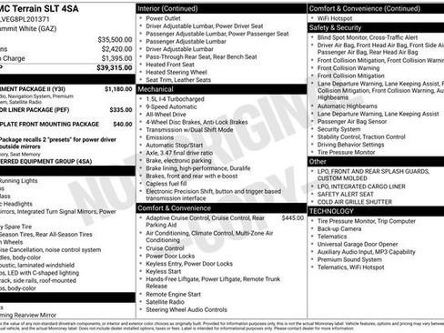 Used 2023 GMC Terrain SLT w/ Infotainment Package II AWD/4WD image 3
