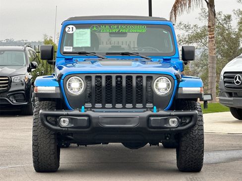 Used 2021 Jeep Wrangler Unlimited Rubicon 4xe w/ Steel Bumper Group image 8