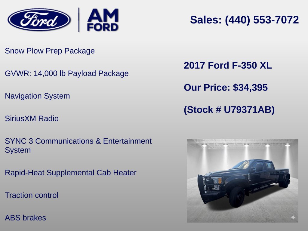 Used 2017 Ford F350 XL w/ XL Value Package AWD/4WD image 7