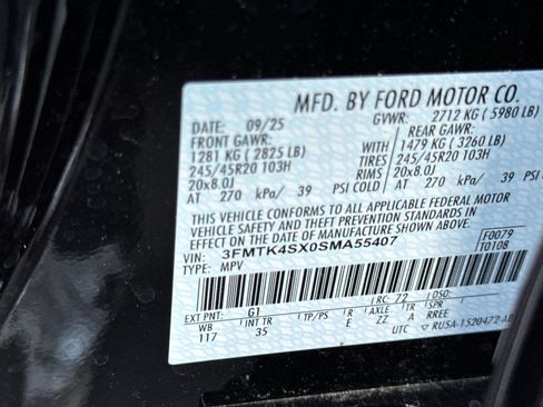 New 2025 Ford Mustang Mach-E GT w/ Interior Protection Package AWD/4WD image 25