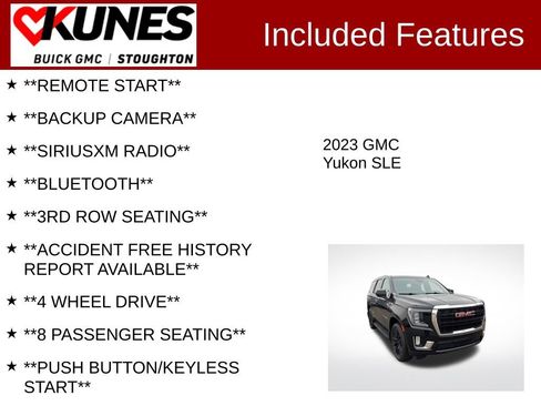 Used 2023 GMC Yukon SLE image 2