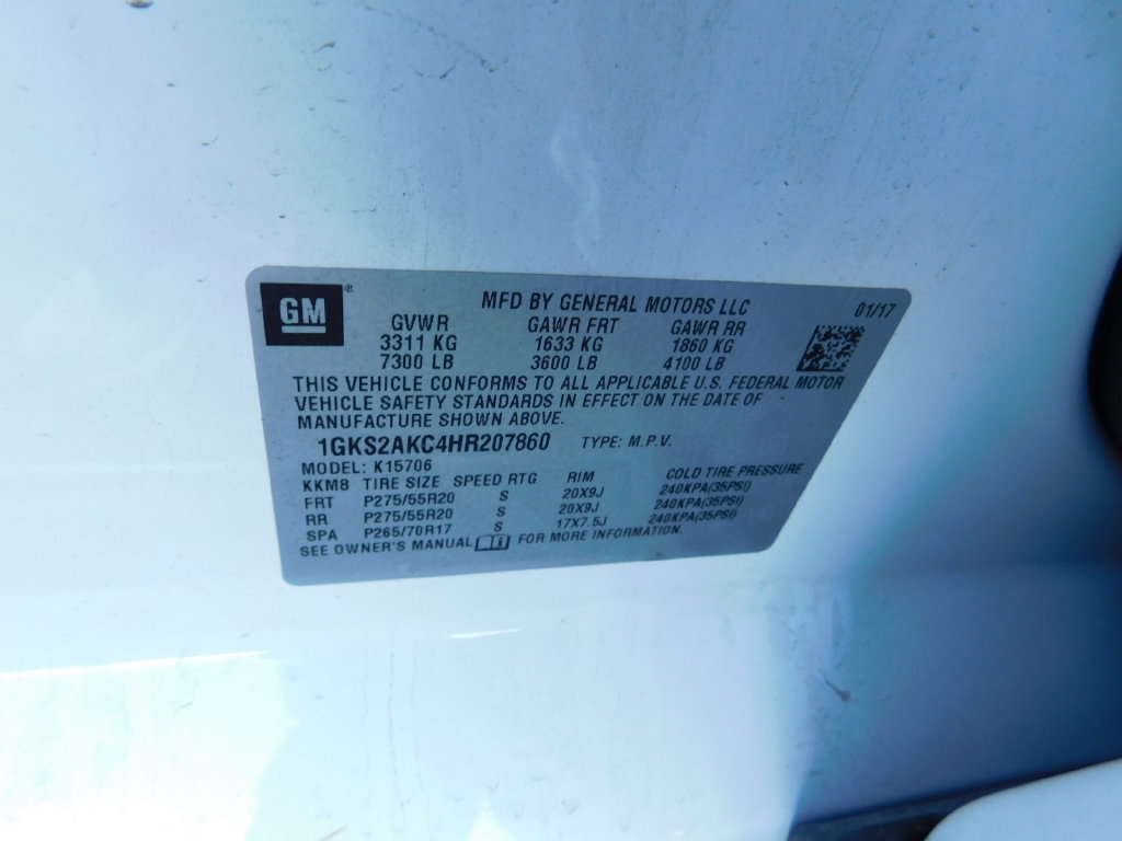 Used 2017 GMC Yukon SLE w/ SLE Value Package AWD/4WD image 8