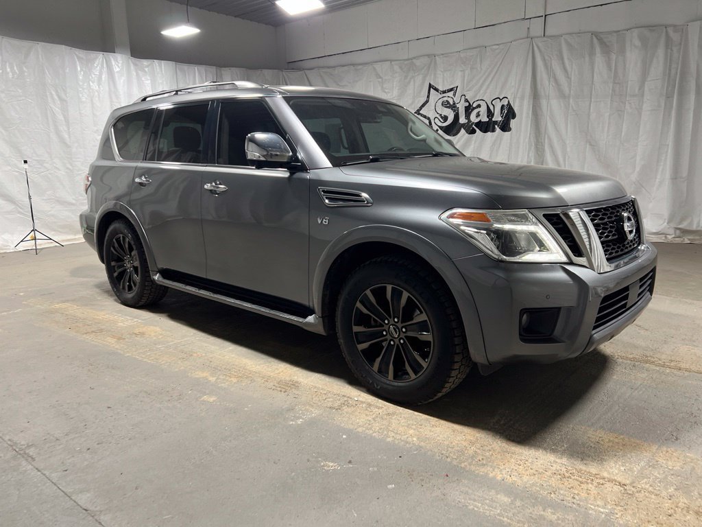 Used 2019 Nissan Armada Platinum w/ Captain's Chairs Package RWD image 1