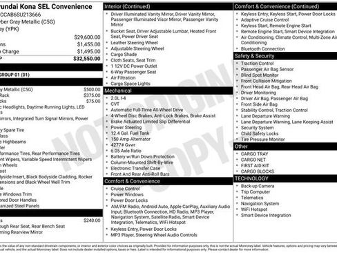 Used 2025 Hyundai Kona SEL image 9