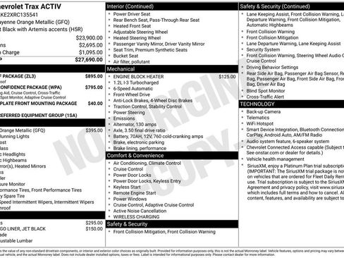 Used 2024 Chevrolet Trax ACTIV w/ Sunroof Package FWD image 2