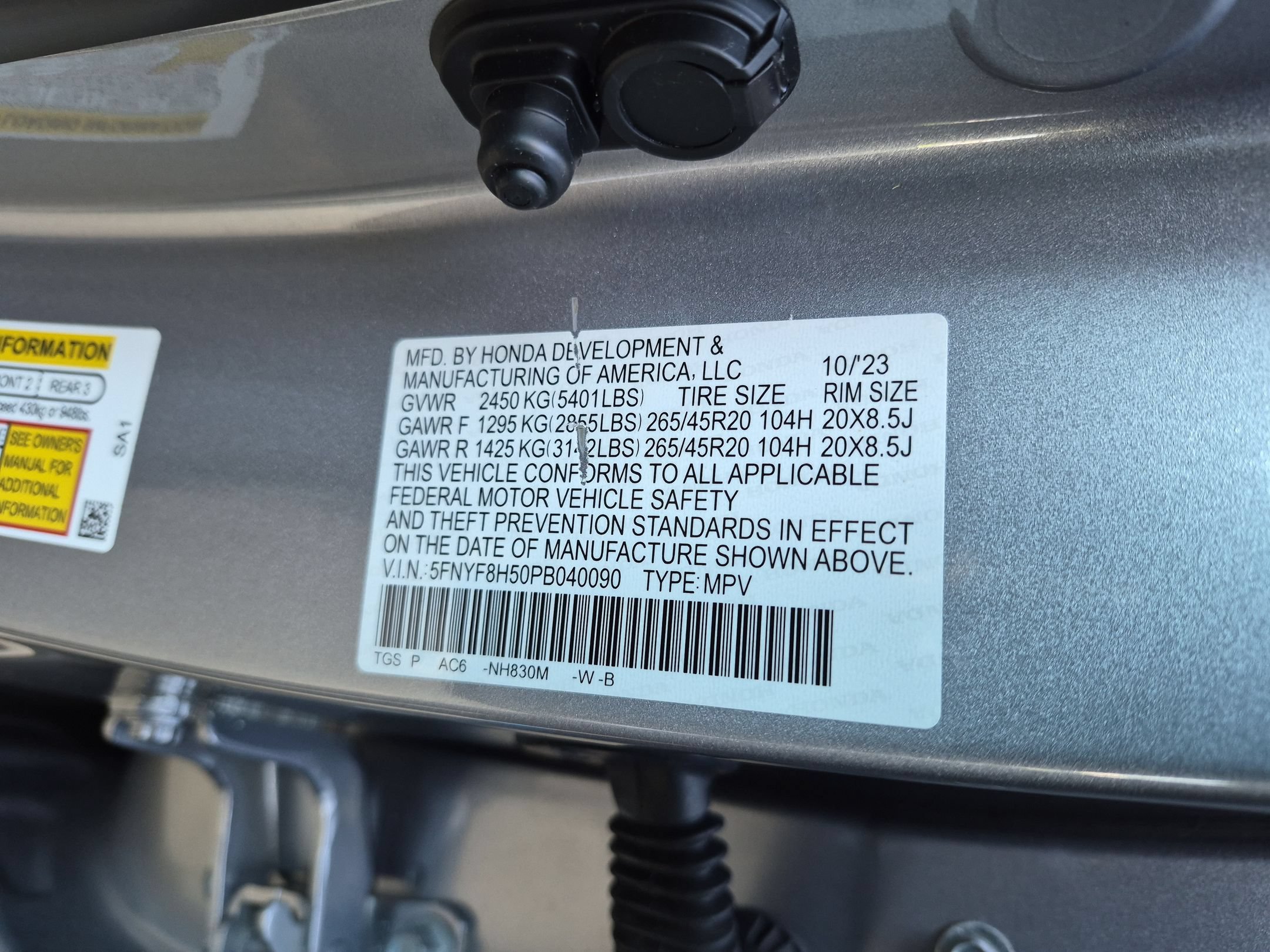 Certified 2023 Honda Passport EX-L image 35
