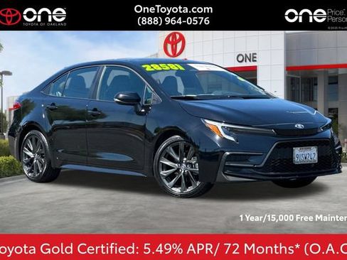 Certified 2025 Toyota Corolla XSE FWD image 1