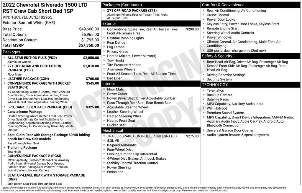 Used 2022 Chevrolet Silverado 1500 RST w/ All Star Edition Plus AWD/4WD image 44