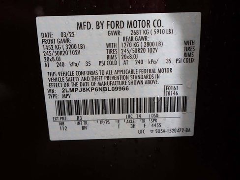 Used 2022 Lincoln Nautilus Reserve w/ Luxury Package image 51