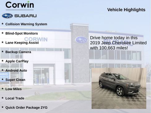Used 2019 Jeep Cherokee Limited AWD/4WD image 6
