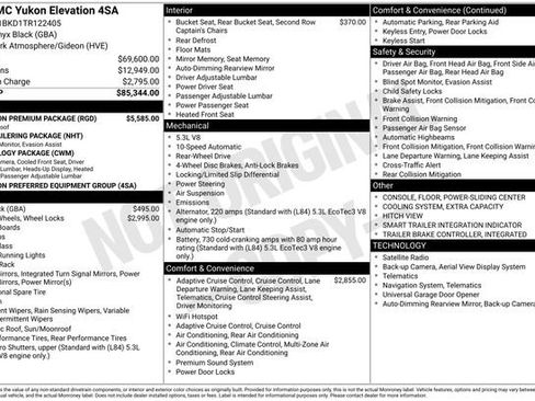 Used 2026 GMC Yukon Elevation w/ Elevation Premium Package image 2