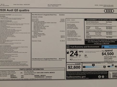 New 2026 Audi Q5 2.0T AWD/4WD image 37