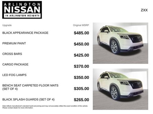 Used 2025 Nissan Pathfinder Platinum w/ Black Appearance Package AWD/4WD image 4