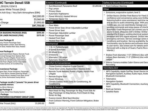 New 2027 GMC Terrain Denali w/ LPO, Black Badging Package AWD/4WD image 34