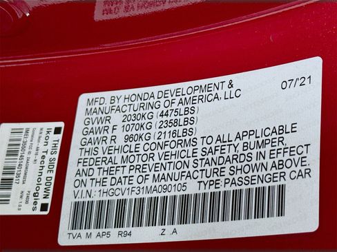 Used 2021 Honda Accord Sport image 30