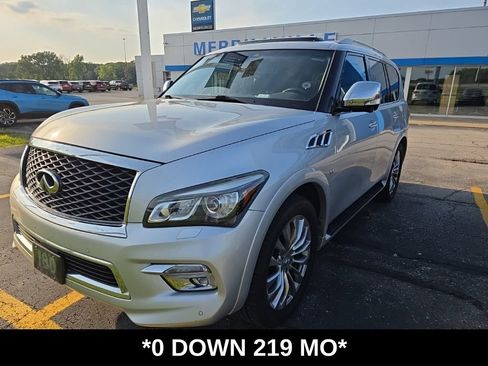Used 2017 INFINITI QX80 4WD w/ Deluxe Technology Package image 1