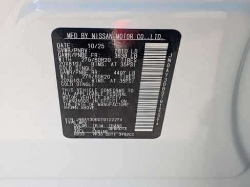 New 2026 Nissan Armada PRO-4X image 35