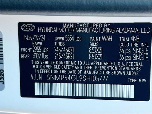 New 2025 Hyundai Santa Fe Calligraphy FWD image 35